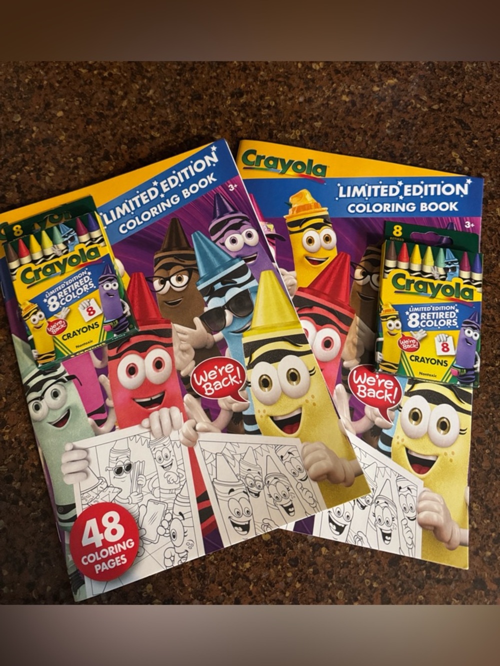 Crayola Limited Edition Coloring Books with Limited Edition 8 ct. Crayons